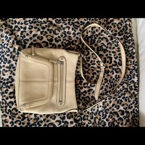 Tignanello Yellow cream cross body